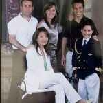 David Silva koos vanemate ja õdede-vendadega