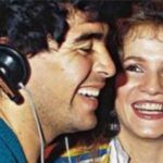 دييغو مارادونا مع صديقته السابقة لوسيا جالان
