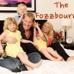 Chris Jericho mit seiner Frau und seinen Kindern