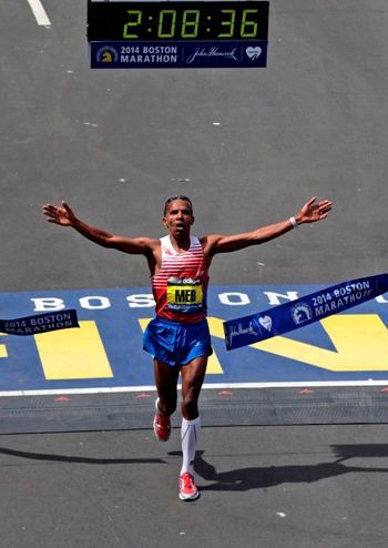 Keflezghi ved Boston Marathon