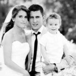 Eden Hazard avec sa femme et son fils Yannis