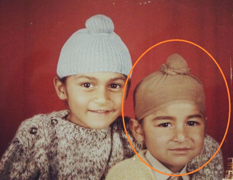 Sandeep Singh med sin ældre bror
