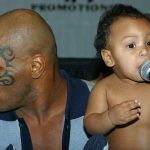 Mike Tyson ze swoim synem Marokiem