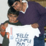 پولو ڈیبالا اپنے والد کے ساتھ