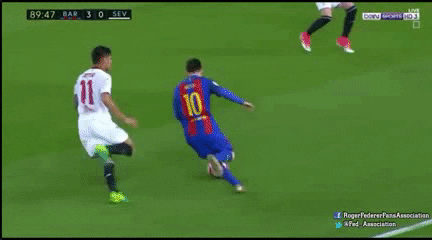 Lionel Messi dribble gif vaizdo rezultatas