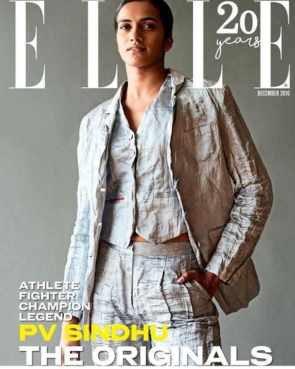 PV Синдху на корицата на списание Elle
