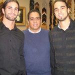 Seth Rollins mit Vater und Bruder