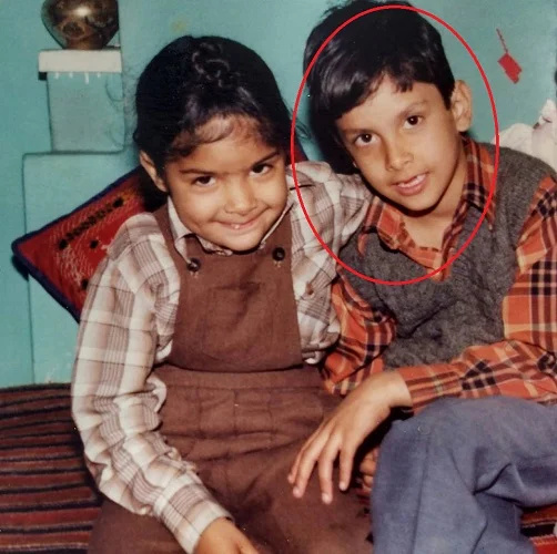   Fotografija Sippy Sidhu iz djetinjstva