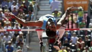   Tejaswin Shankar aux Jeux du Commonwealth 2018