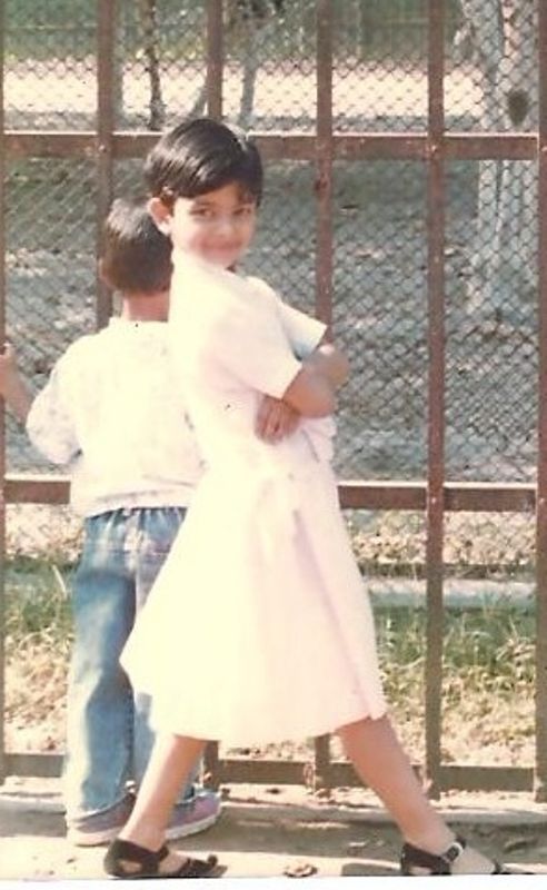 Slika Solanki Roy iz otroštva