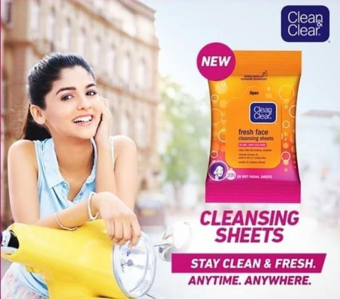 Clean & Clear reklamında Pranali Rathod