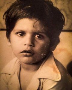 Karanvir Bohra bức ảnh thời thơ ấu