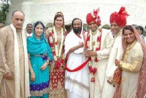 Karanvir Bohra en Teejay Sidhu bruiloft pic