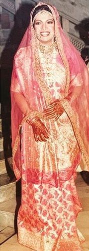Η Divya Seth την ημέρα του γάμου της