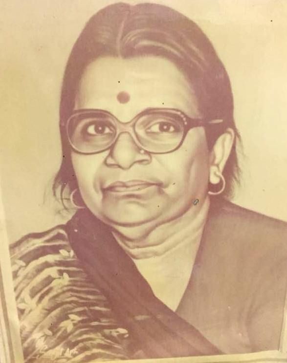 Annu Awasthi madre Vidya Devi Awasthi