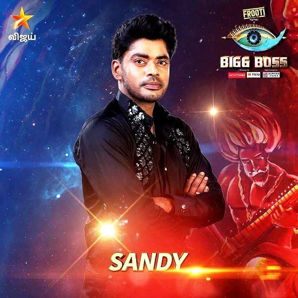 Sandy napovedana kot udeleženka tretje sezone Bigg Boss Tamil