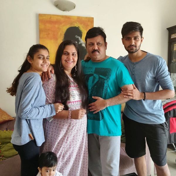 Vandana Pathak sa svojom obitelji