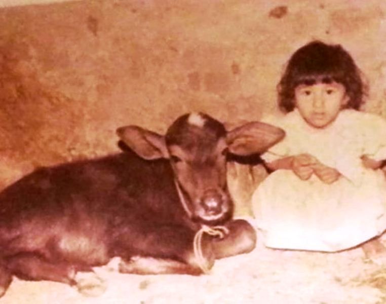 Hình ảnh thời thơ ấu của Jasleen Matharu