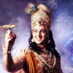 Saurabh Raj Jain nel ruolo di Lord Krishna nel Mahabharat