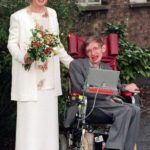 Сватбена снимка на Илейн Мейсън и Стивън Хокинг