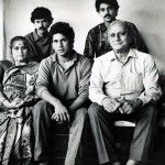 Ajit Tendulkar avec sa famille