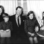 La princesse Diana avec son père et ses frères et sœurs