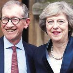 Theresa May koos abikaasa Philip Mayga