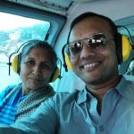 Naveen Jindal с майка си