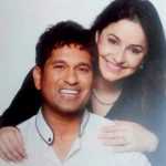 Anjali Tendulkar con su marido Sachin Tendulkar