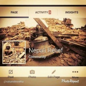 Rohan Shrestha - Nepal Relief