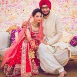 गुरसिमरन खंबा और इस्मीत कोहली की शादी की तस्वीर