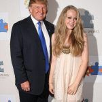 Tiffany Trump su savo tėvu Donaldu Trumpu