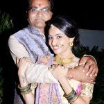Shivani Patel met haar vader