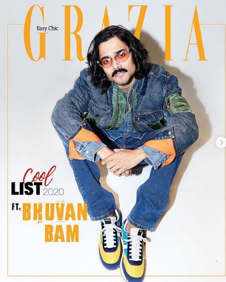 Bhuvan Bam sa pabalat ng Grazia Magazine