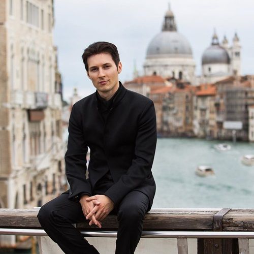 休暇中のイタリア、ベネチアのPavel Durov
